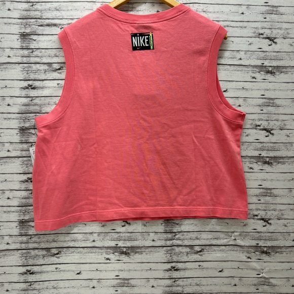 Nike Women’s Tank Top Cropped Whitewashed Pink Size 1X - Picture 4 of 8